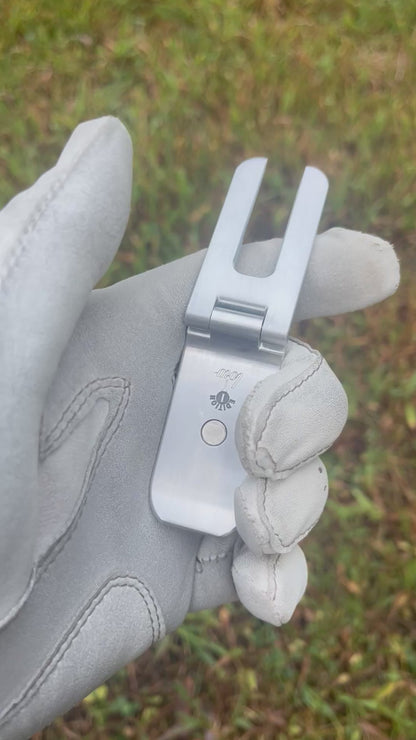 Folding Divot Repair Tool
